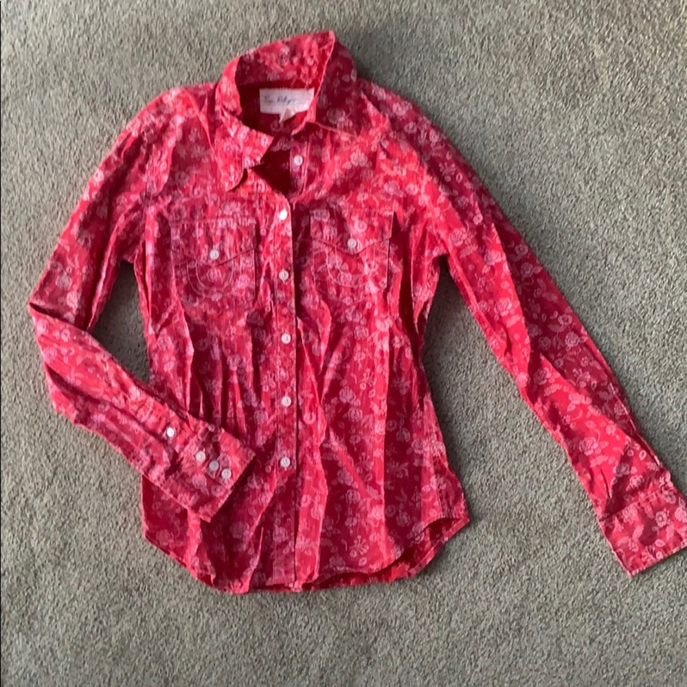 True Religion paisley button down